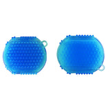 Hilason Rubber Jelly Scrubber for Horses, Soft Silicone Grooming Brush with Dual-Sided Tips for Sensitive Areas, Legs & Body
