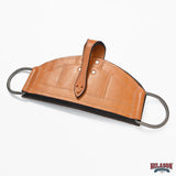 Hilason Youth Bareback Riggin Rodeo Leather Trainer with Handle & D-Rings