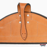 Hilason Youth Bareback Riggin Rodeo Leather Trainer with Handle & D-Rings