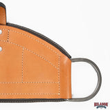 Hilason Youth Bareback Riggin Rodeo Leather Trainer with Handle & D-Rings