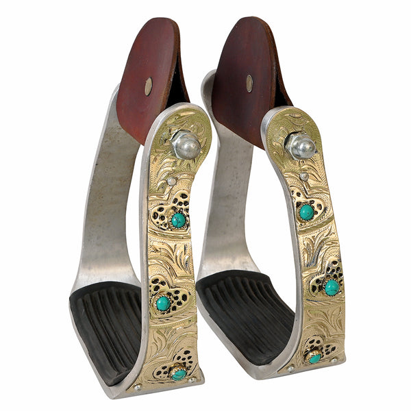 Saddle Stirrup Stirrups Pair - Uhorse