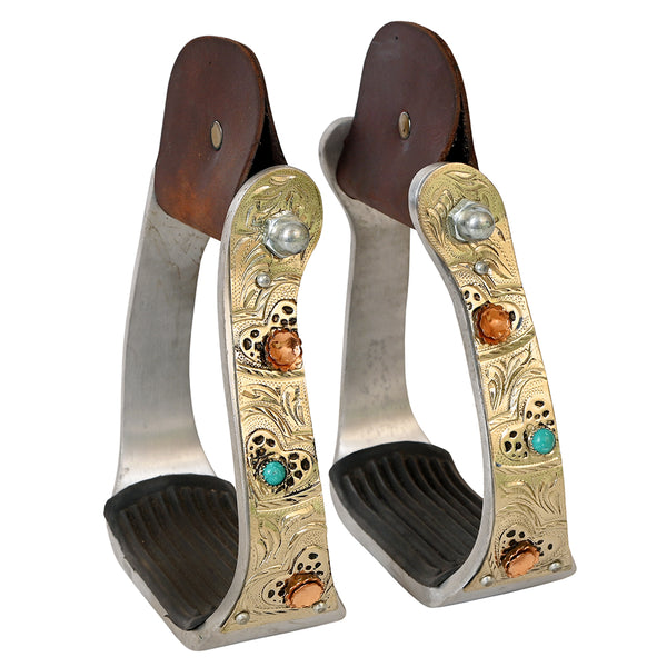 Saddle Stirrup Stirrups Pair - Uhorse
