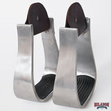 HILASON Western Saddle Stirrup Stirrups Pair Engraved Copper Flower Concho Turquoise Inlay Rubber Tread Pair