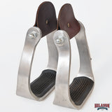 HILASON Western Saddle Stirrup Stirrups Pair Engraved Copper Sunflower Turquoise Inlay Rubber Tread Aluminum Pair