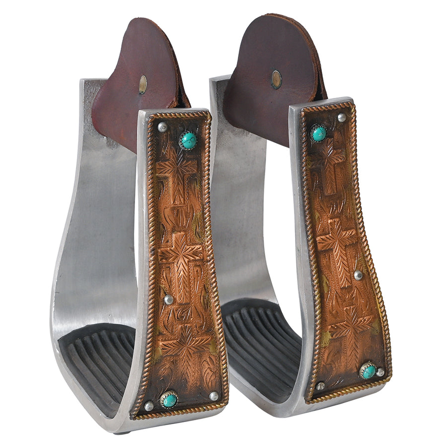 Saddle Stirrup Stirrups Pair - Uhorse