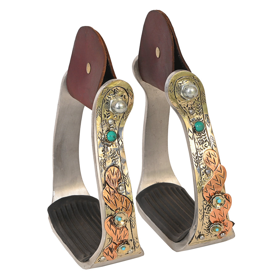 Saddle Stirrup Stirrups Pair - Uhorse