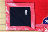 Sb921-F Hilason Western Show Barrel Racing Rodeo Saddle Blanket Pad Pink & Blue