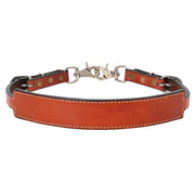 Hilason Horse Size Leather Breast Collar Wither Strap Tan Adjusts 24