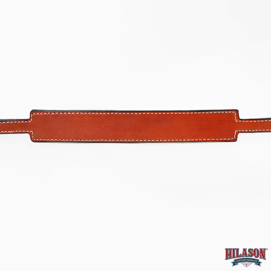 Hilason Horse Size Leather Breast Collar Wither Strap Tan Adjusts 24"-27"