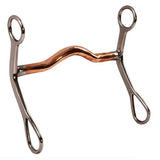 6-1/2" Weaver Leather W. H. Ss Mouth Draft Bit W/ Copper Inlay – by Hilason – Cowboy and equestrian accessories