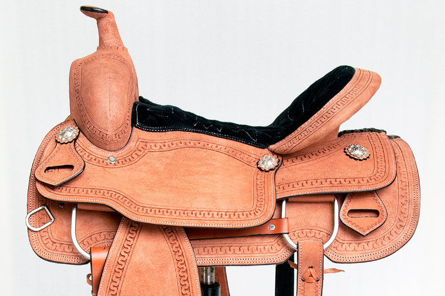 Comfytack Western Horse Saddle American Leather Trail Roping Ranch Tack Set