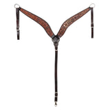Bar H Equine Genuine Western American Leather Horse Breast Collar - Uhorse