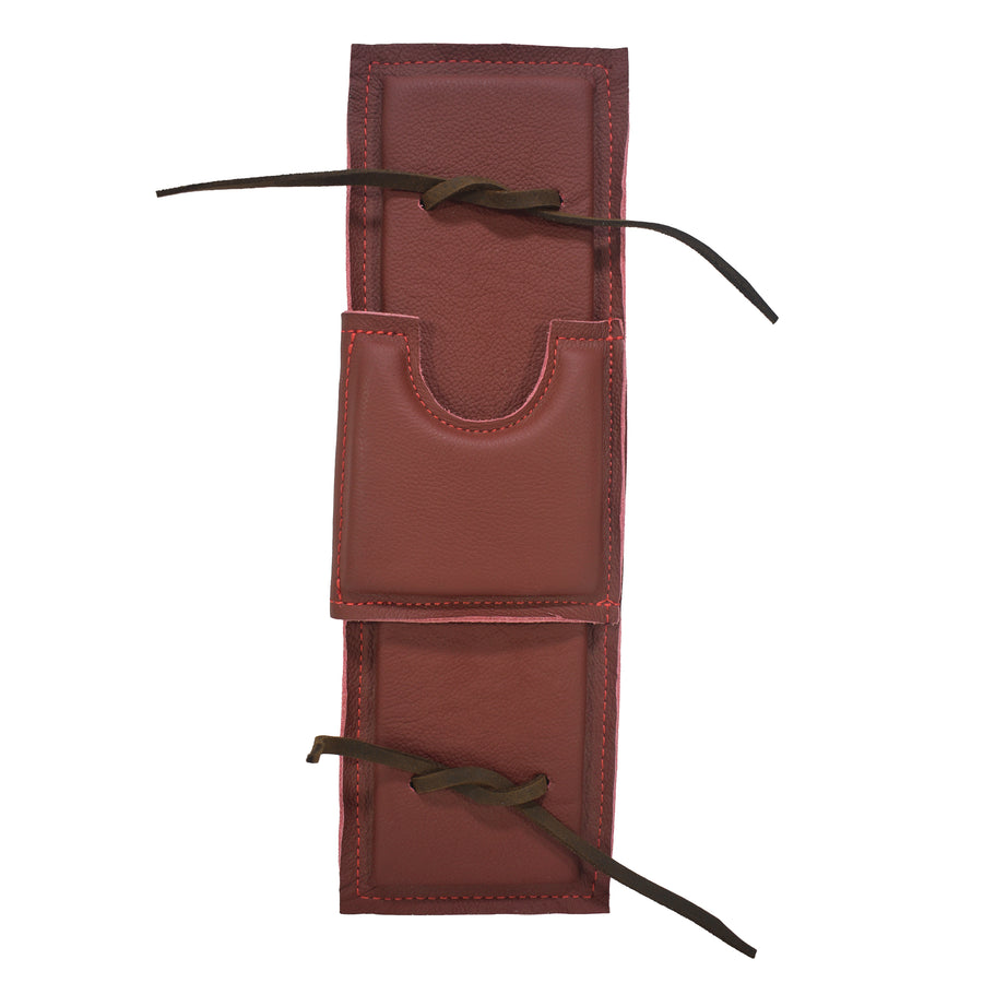 Hilason Top Genuine Leather Super Pro Rodeo Equipment Bull Rope Pad - Uhorse