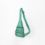 Spaghetti Western Vintage Handmade Genuine Leather Sling Bag
