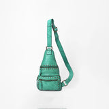 Spaghetti Western Vintage Handmade Genuine Leather Sling Bag