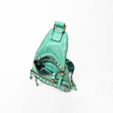 Spaghetti Western Vintage Handmade Genuine Leather Sling Bag