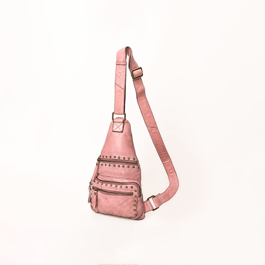Spaghetti Western Vintage Handmade Genuine Leather Sling Bag