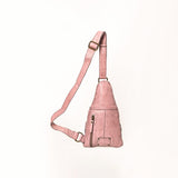 Spaghetti Western Vintage Handmade Genuine Leather Sling Bag