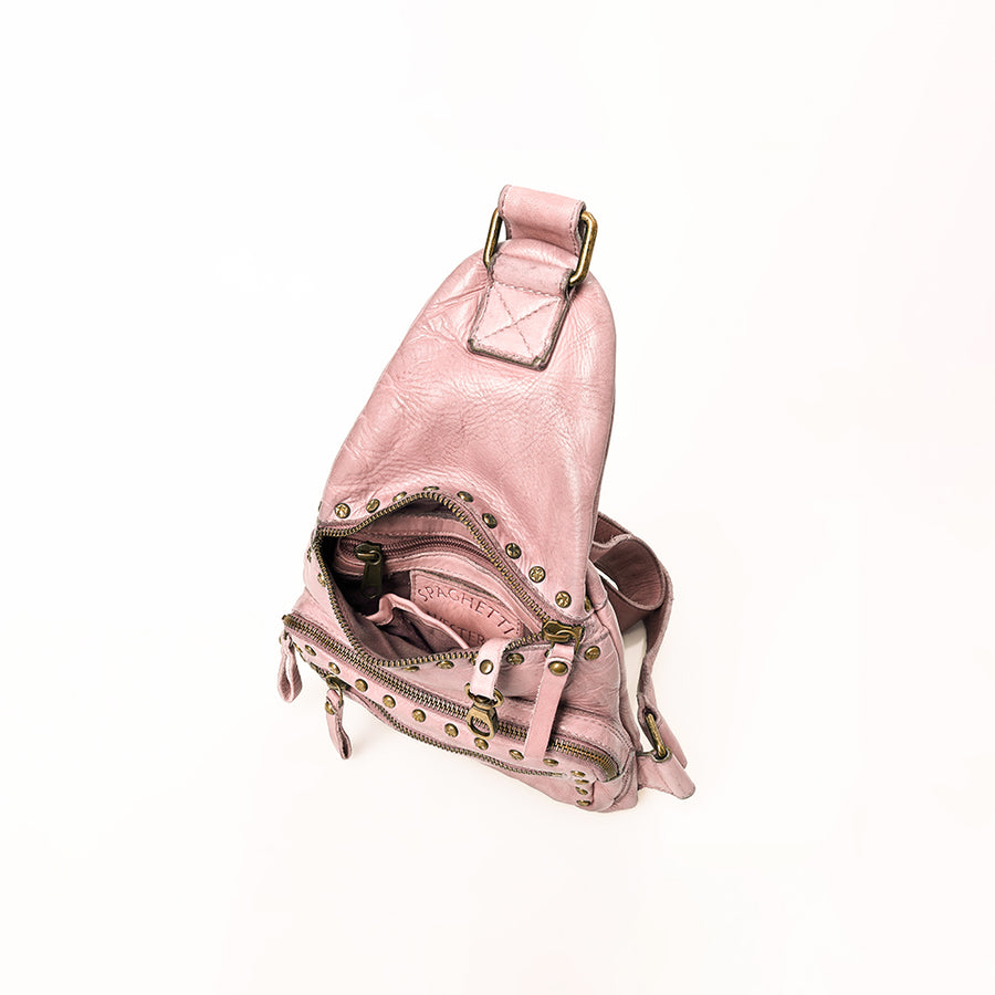 Spaghetti Western Vintage Handmade Genuine Leather Sling Bag