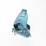 Spaghetti Western Vintage Handmade Genuine Leather Sling Bag