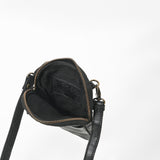 Spaghetti Western Ventello Multi-Zip Utility Sling Bag Leather Crossbody