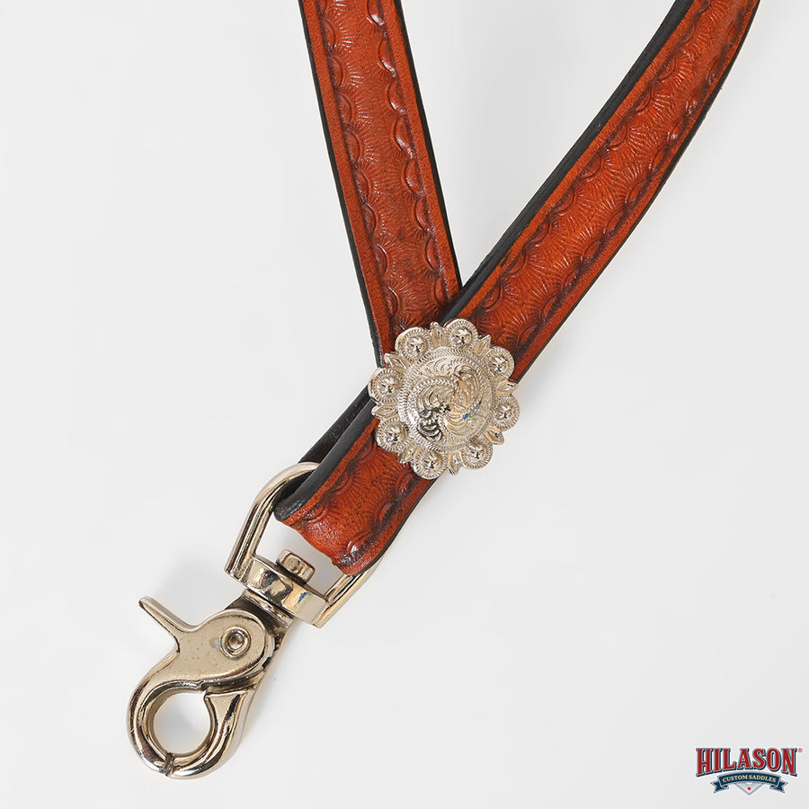 HILASON 4 Inch Leather Horse Tie Down Hobble Keeper Sunset Hand Tool | Ties Straps for Horses