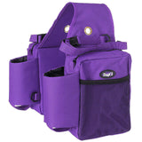 Tough 1 Nylon Water Bottle/Gear Carrier Saddle Bag, Purple