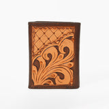 BAR H EQUINE Genuine Leather Rodeo - Bifold & Trifold Wallet For Men Women