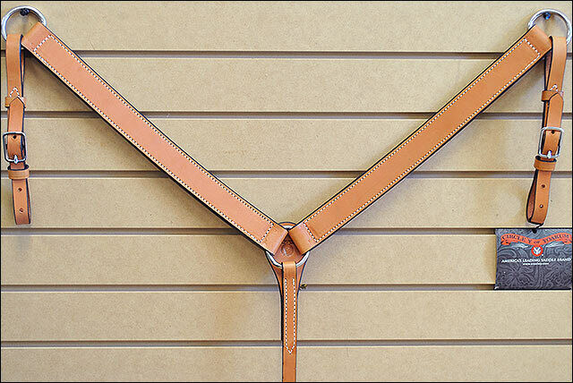 Ultra Lite Leather Tack Horse Breast Collar By Circle Y