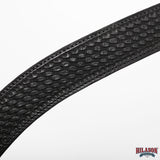 HILASON Western Horse Headstall Breast Collar Set Genuine American Leather Basket Weave Black | For Horses