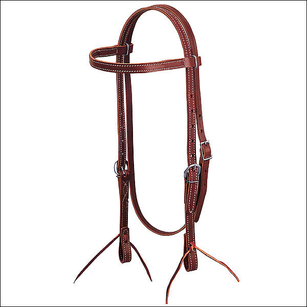 Weaver Leather Brown Latigo H. Browband Headstall by Hilason – Cowboy and equestrian accessories
