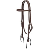 Weaver Leather Brown Western Tack Brahma Webb Browband Horse Headstall Bridle