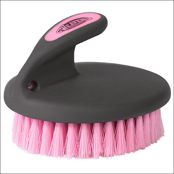 Weaver Leather Palm Held Coarse H. Face Brush W/ Large Soft Bristles by Hilason – Cowboy and equestrian accessories