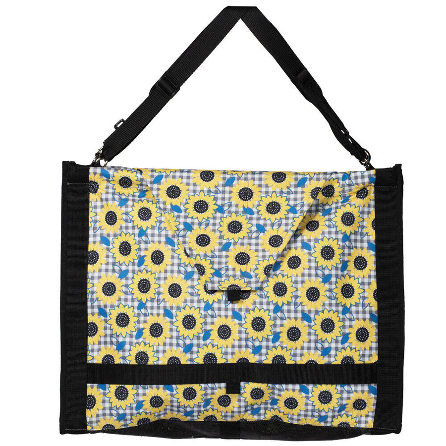 Weaver Pattern Slow Feed Hay Bag Sunflower