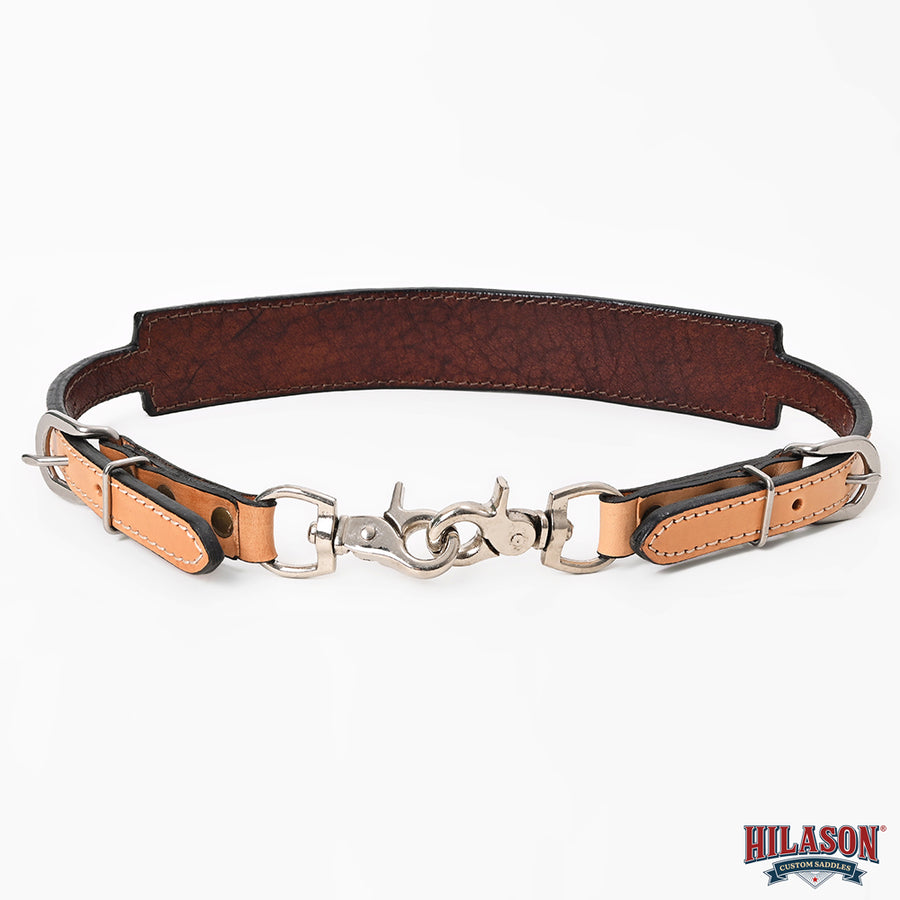 Hilason Horse Adjusts 24" - 27" Size Leather Breast Collar Wither Strap