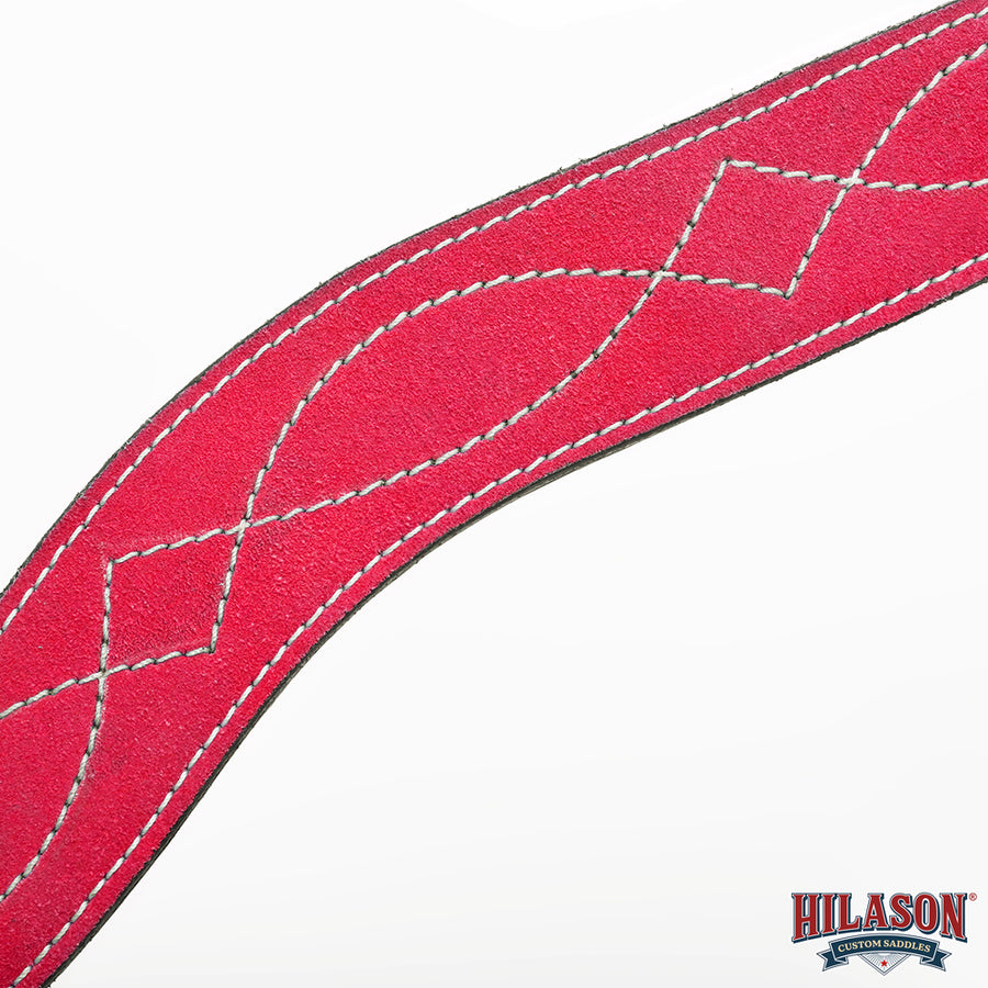 Hilason Leather Western Horse Breast Collar Headstall Set Red