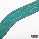 Hilason Leather Western Horse Breast Collar Headstall Set purple