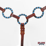 HILASON Western Leather Horse Breast Collar for Riding & Training, Adjustable Premium Leather Tack with Durable Hardware