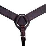 HILASON Western Leather Horse Breast Collar for Riding & Training, Adjustable Premium Leather Tack with Durable Hardware