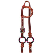 HILASON Western Leather Horse Headstall for Riding & Training Adjustable Premium Leather Bridle Headstall with Hardware