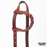 HILASON Western Leather Horse Headstall for Riding & Training Adjustable Premium Leather Bridle Headstall with Hardware