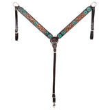 Bar H Equine Genuine Western American Leather Horse Breast Collar - Uhorse