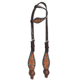 Bar H Equine Genuine Western American Leather Horse One Ear Headstall - Uhorse