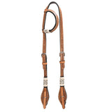 Bar H Equine American Leather Horse Saddle Tack One Ear Headstall | Browband Headstall - Uhorse