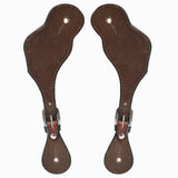 Bar H Equine Leather Spurs Straps for Adults Western Womens Spur Horse Riding Barrel Racing Show and Rodeo Strap Adult Women