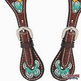 HILASON Hand-Tooled Leather Spur Straps for Men & Women – Western Design, Adjustable Fit