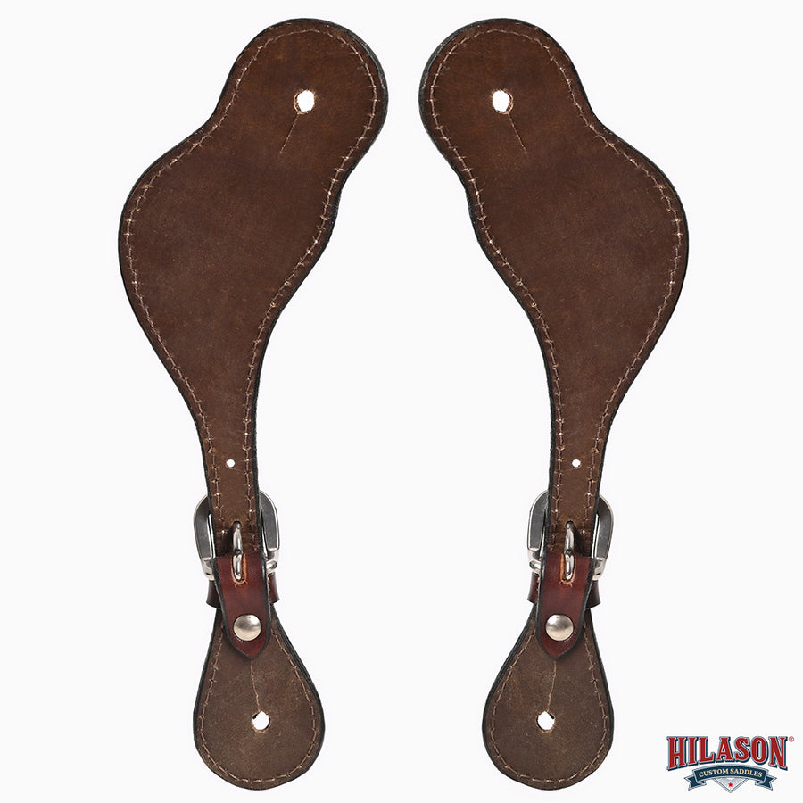 HILASON Hand-Tooled Leather Spur Straps for Men & Women – Western Design, Adjustable Fit