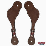 HILASON Hand-Tooled Leather Spur Straps for Men & Women – Western Design, Adjustable Fit