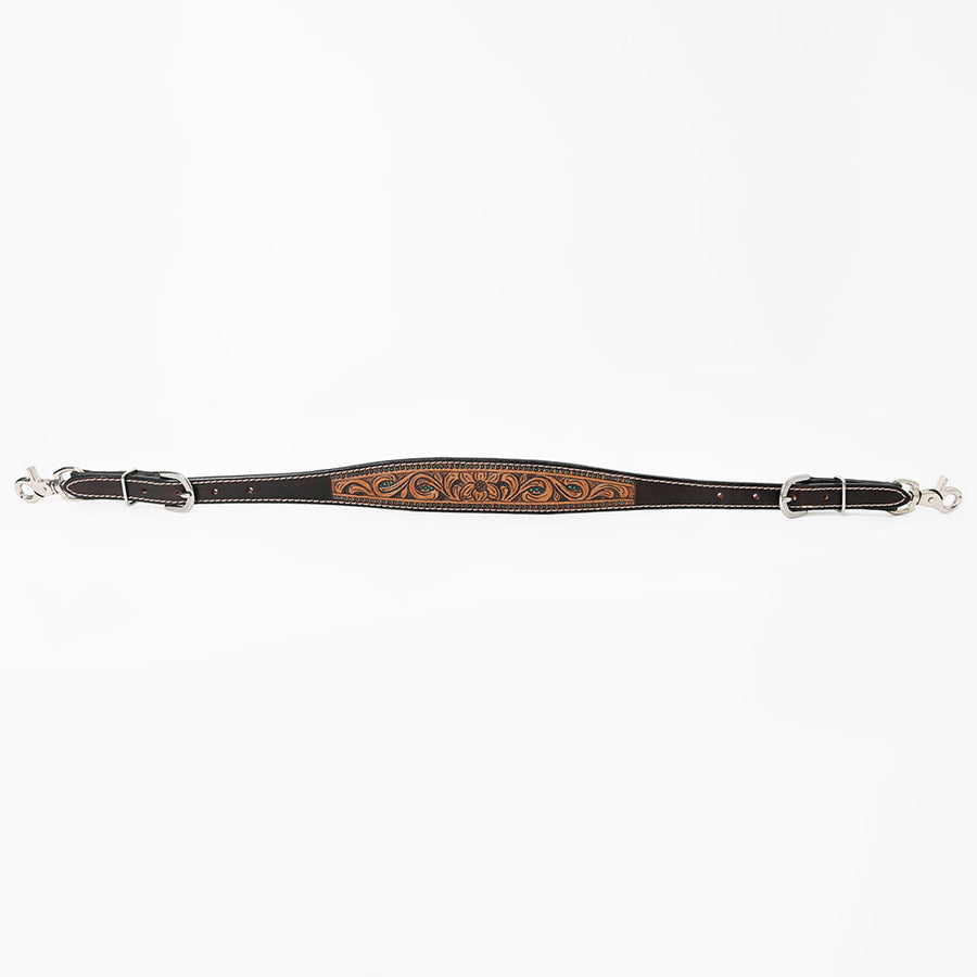 Bar H Equine Genuine Western American Leather Horse Premium Headstall & Breast Collar Set