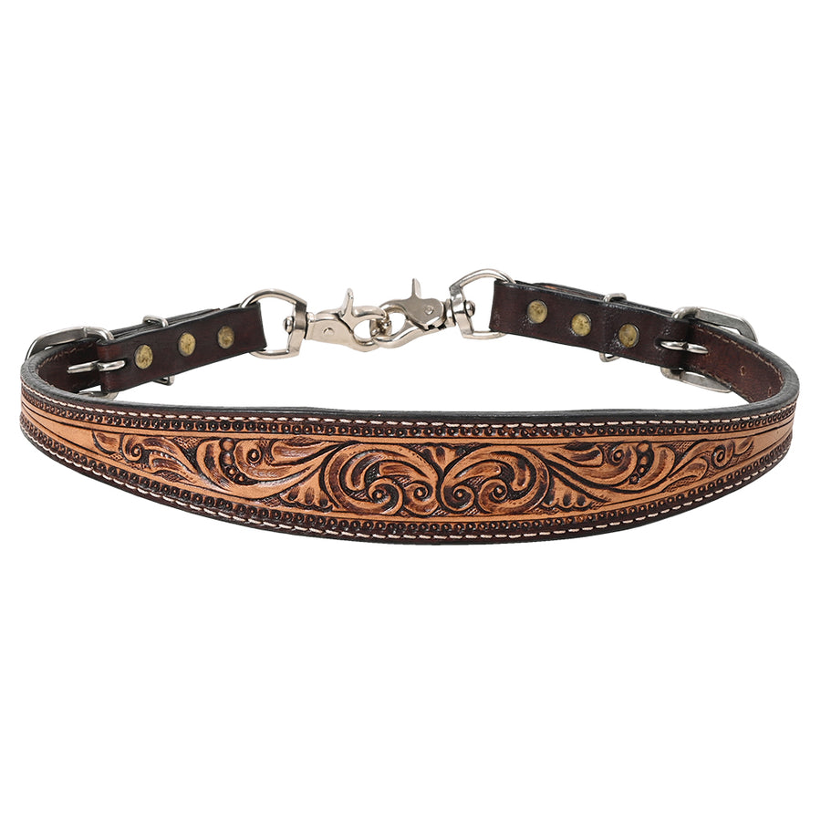 24-27 In HILASON Horse Leather Wither Strap Brown - Uhorse